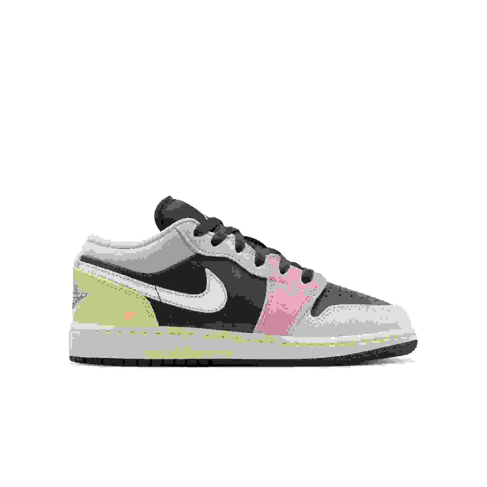 Jordan 1 Low SE Grade School Kids' "Anthracite/Sail/Muslin/Iris Whisper" Shoe